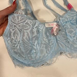 PINk by Victoria Secret Baby Blue Lace Bra